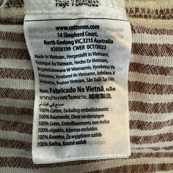 Cotton On Black and White Striped Maxi Dress - Picture 5 of 5